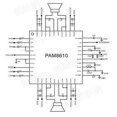 PAM8610 Усилитель класса D