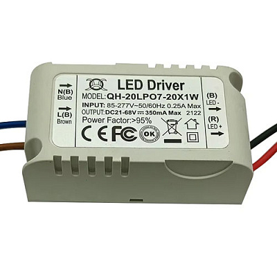 LED драйвер QH-20LPO7-20X1W