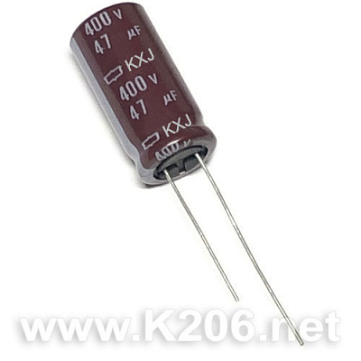 Конденсатор KXJ-47/400V 105°C