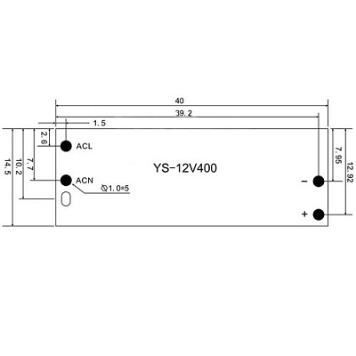 Блок живлення YS-U3S5WA 5V 600mA 3W