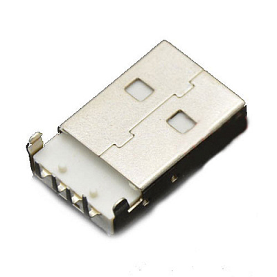 Вилка USB-A угловая на плату USB-70