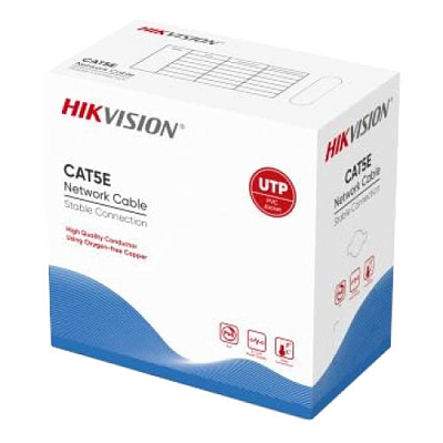 Кабель вита пара Hikvision UTP CAT 5E DS-1LN5E-S
