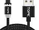 USB кабель магнитный TOPK-IPHONE / BLACK