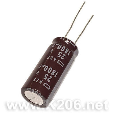 Конденсатор KZE-1800/25V  LOW ESR