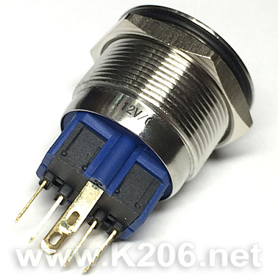 Кнопка антивандальная HQ25S/F11-24V-R