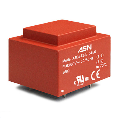 Трансформатор AS3813-E-0450-150-D 2x15V 4.5VA