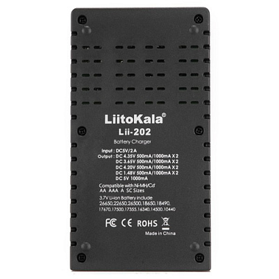 Lii-202 Універсальне ЗУ LiitoKala