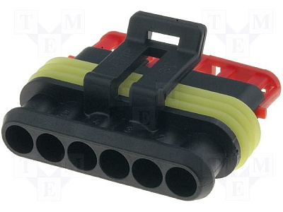 Роз'єм авто "Superseal 1.5" 6 pin (комплект)
