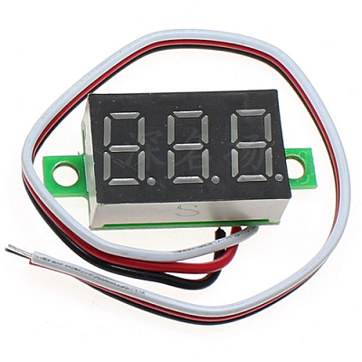 Вольтметр DC 0-100V 0.36" RED
