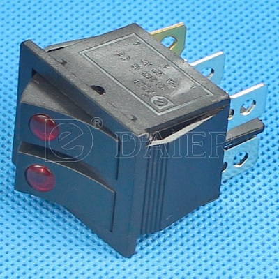 Переключатель KCD2-2101EN BLACK DAIER