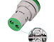 Вольтметр щитовой AD16-22VM-G 20-500VAC GREEN