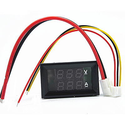 Вольтметр/амперметр 100V/50A-RG