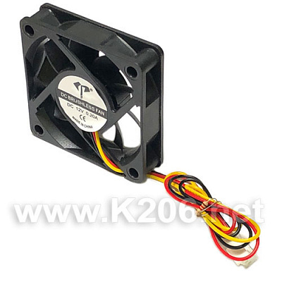 Вентилятор 60x60x15 DC BRUSHLESS 12V 0.2A