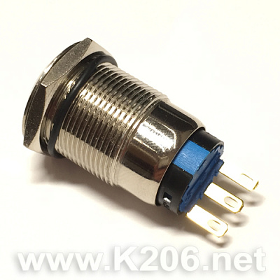 Кнопка антивандальна HQ19N/F11-NO/NC-3P