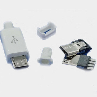 USB B MICRO-K/WHITE