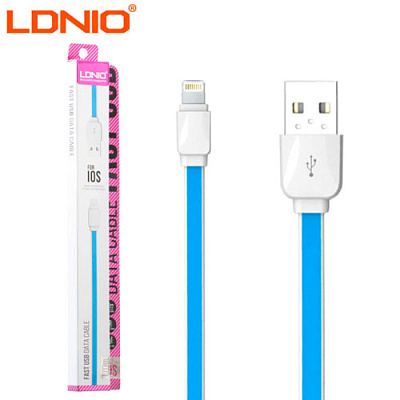 Кабель USB-IPHONE 5/6/IPAD LDNIO XS-07 1M