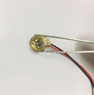 Лазер 9mm RED-650nm 5mW (хрест)