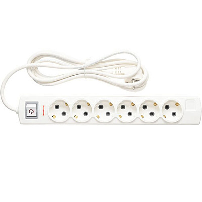 Подовжувач Magnetik MAG 6011-32, 6 розеток, 3м