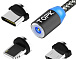 USB кабель магнітний TOPK-MICRO / BLACK