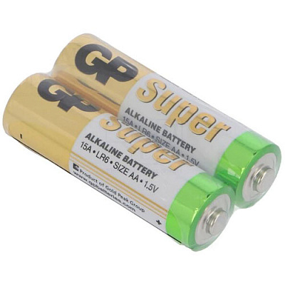 Батарейка GP Super GP15A-2VS20, AA/(L)R6