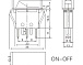 Переключатель KCD3-101V RED 15A-20A