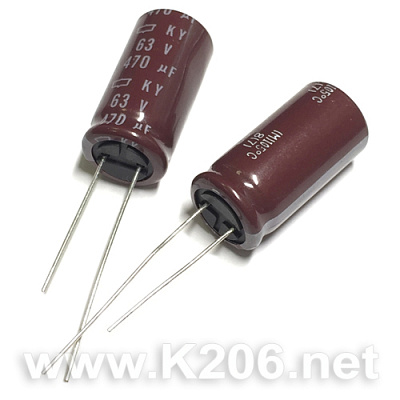 Конденсатор KY-470/63V LOW ESR
