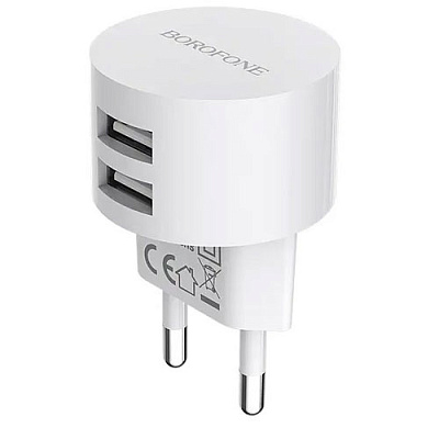 Зарядний пристрій 2*USB BA23A Micro