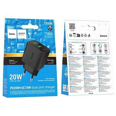 Зарядное устройство 2*USB HOCO CS83A