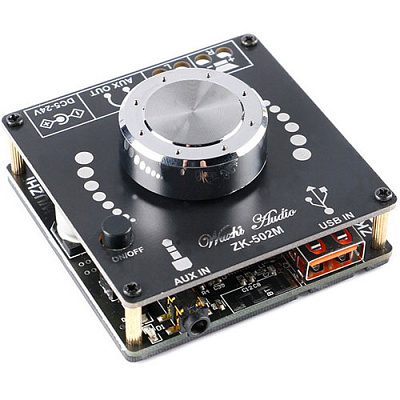 Стерео аудіо підсилювач ZK-502M Bluetooth v5.0