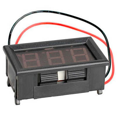Вольтметр 4.5-30V-PANEL-RED