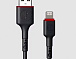 Кабель USB-LIGHTNING AKEKIO 0.9M BLACK