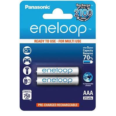 Eneloop BK-4MCCE/2BE-AAA-750mAh Блістер