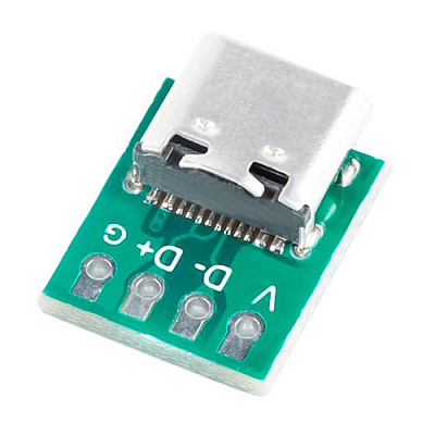Плата USB Type-C female USB2.0