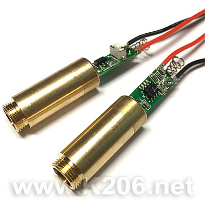 Лазер 12mm GREEN 532nm 5mW (крапка)