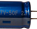Іоністор 50F/2.7V; d=18мм; h=41mm