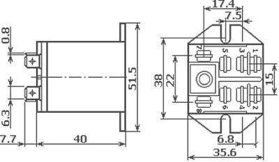 Реле JQX30F-2Z-220VAC