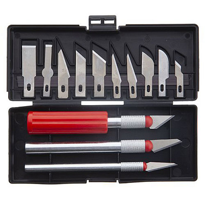 Набор скальпелей Intertool HT-0525