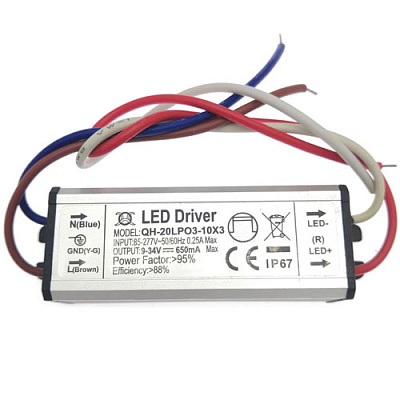 LED драйвер QH-20LPO3-10X3