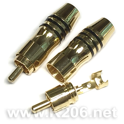 Штекер RCA-397-BK