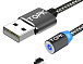 USB кабель магнитный TOPK-MICRO / GREY