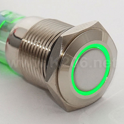 Кнопка антивандальна HQ16N/F11-24V-G