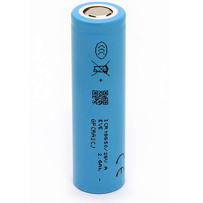 Акумулятор EVE ICR18650/26V 2500mAh