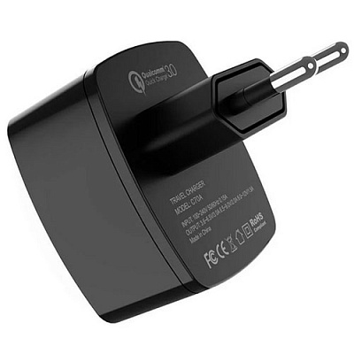 Зарядное устройство 1*USB HOCO C70A BLACK