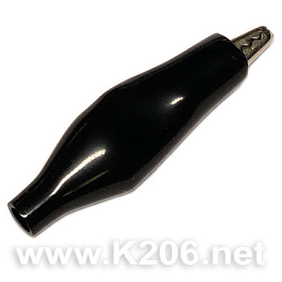 Зажим крокодил 36мм CR-03/BLK