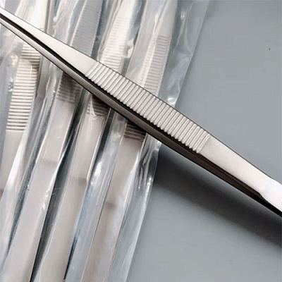 Пінцет SUS304-20cm / 200 мм / нерж. сталь