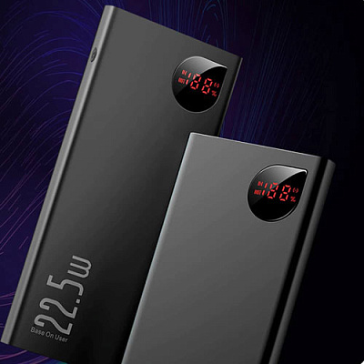 Power Bank BASEUS 10000mAh 22.5W Black