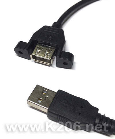 Кабель USB A-на панель 0,5м