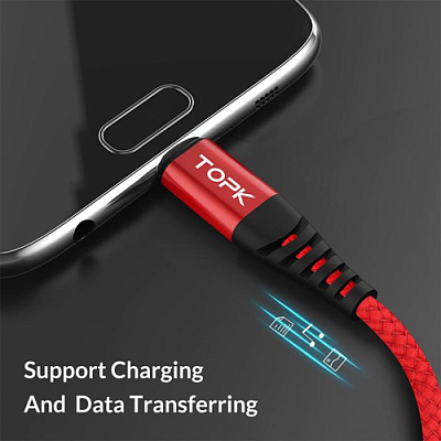 USB кабель TOPK MICRO AN42 / Black