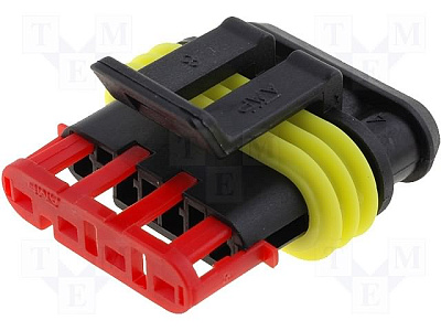 Разъём авто "Superseal 1.5" 4 pin (комплект)