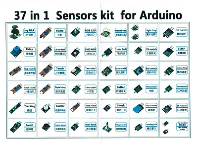 Sensor Kit Arduino 37 in 1